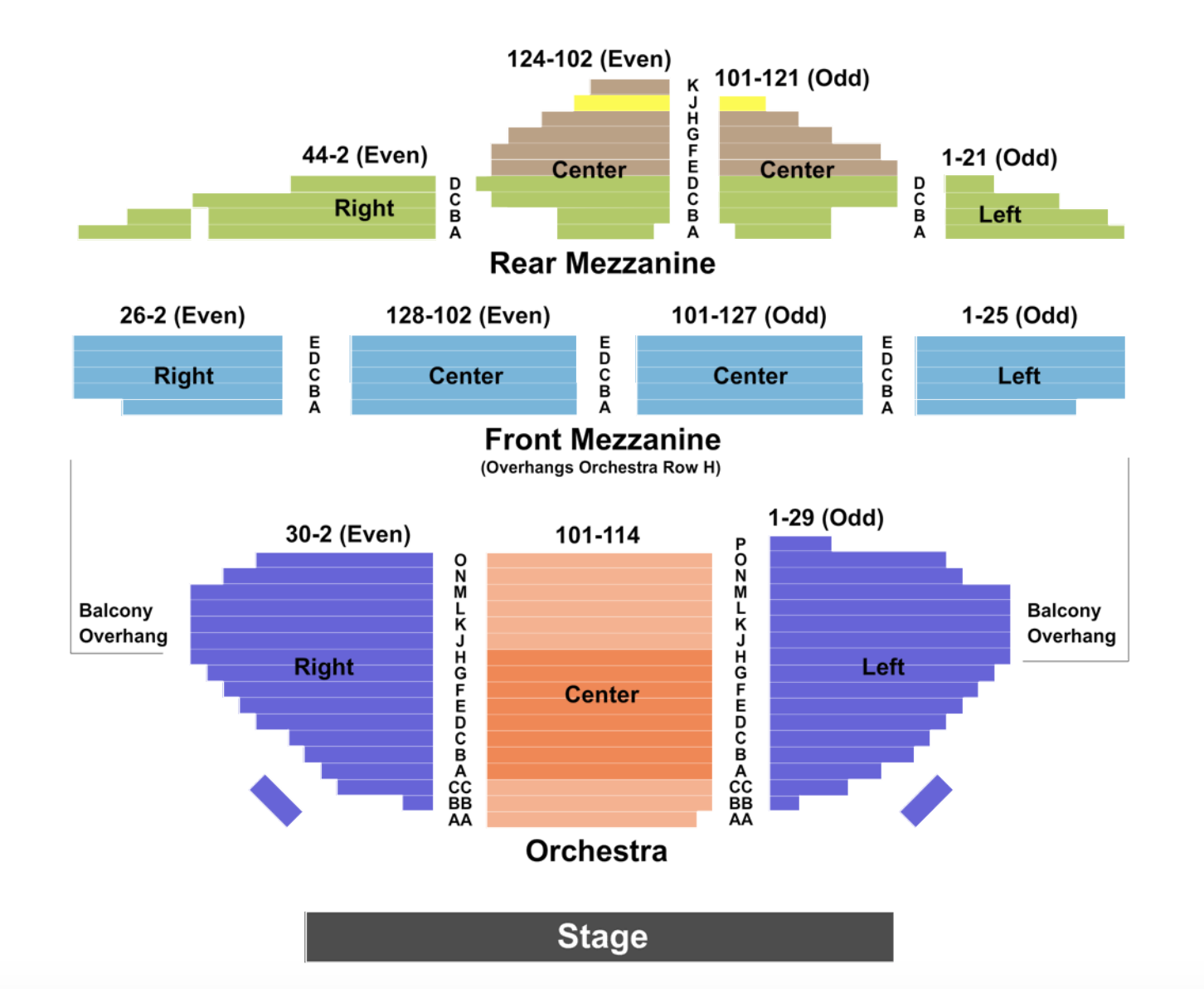 Muny Seating Chart B4 | Cabinets Matttroy